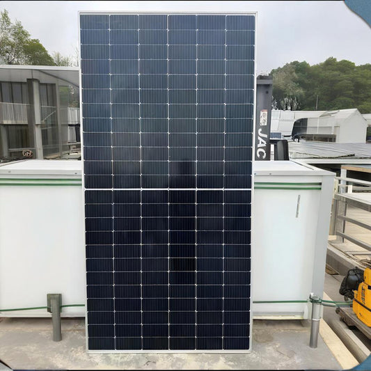 Second-Hand JA Solar Mono 550w Monofacial 72 Half-Cell Solar Panels Photovoltaic Power Station Used Module 144 Half-Cut Solar Hybrid Power Generation