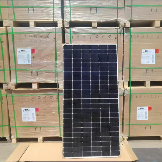 LONGI A-Grade Mono 450w Bifacial With Dual Glass Solar Panel 144 Half-Cut Pv Module 72 Half-Cell Power Generation Panel Size 2094*1038