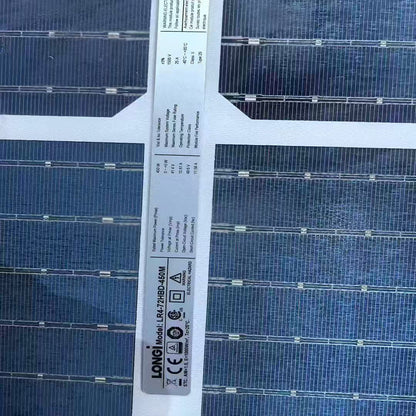 LONGI A-Grade Mono 450w Bifacial With Dual Glass Solar Panel 144 Half-Cut Pv Module 72 Half-Cell Power Generation Panel Size 2094*1038