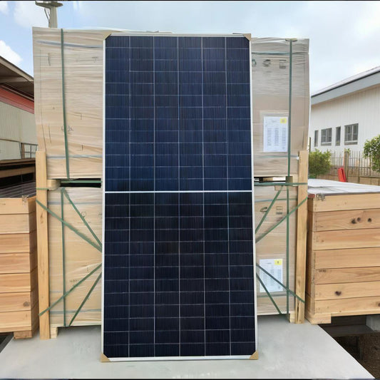 LONGI A-Grade High-Power N-Type Monocrystalline 635w Solar Panels 78 Half-Cell TopCon Bifacial Double-Glass Photovoltaic Modules 156 Half-Cut Panels Warehouse In Stock