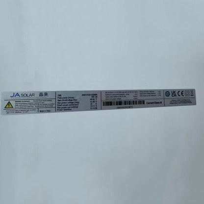 Second-Hand JA Solar Mono 550w Monofacial 72 Half-Cell Solar Panels Photovoltaic Power Station Used Module 144 Half-Cut Solar Hybrid Power Generation